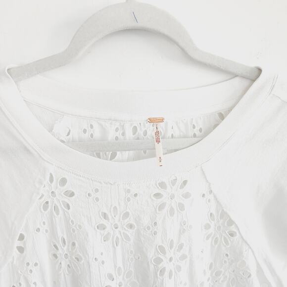Free People White Eyelet Dress - Picture 5 of 11